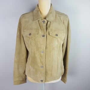 Eddie bauer seattle suede jacket large
